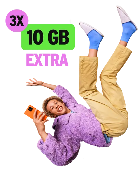 3x 10 GB extra