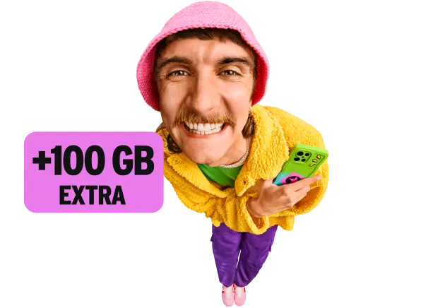 +100 GB extra.