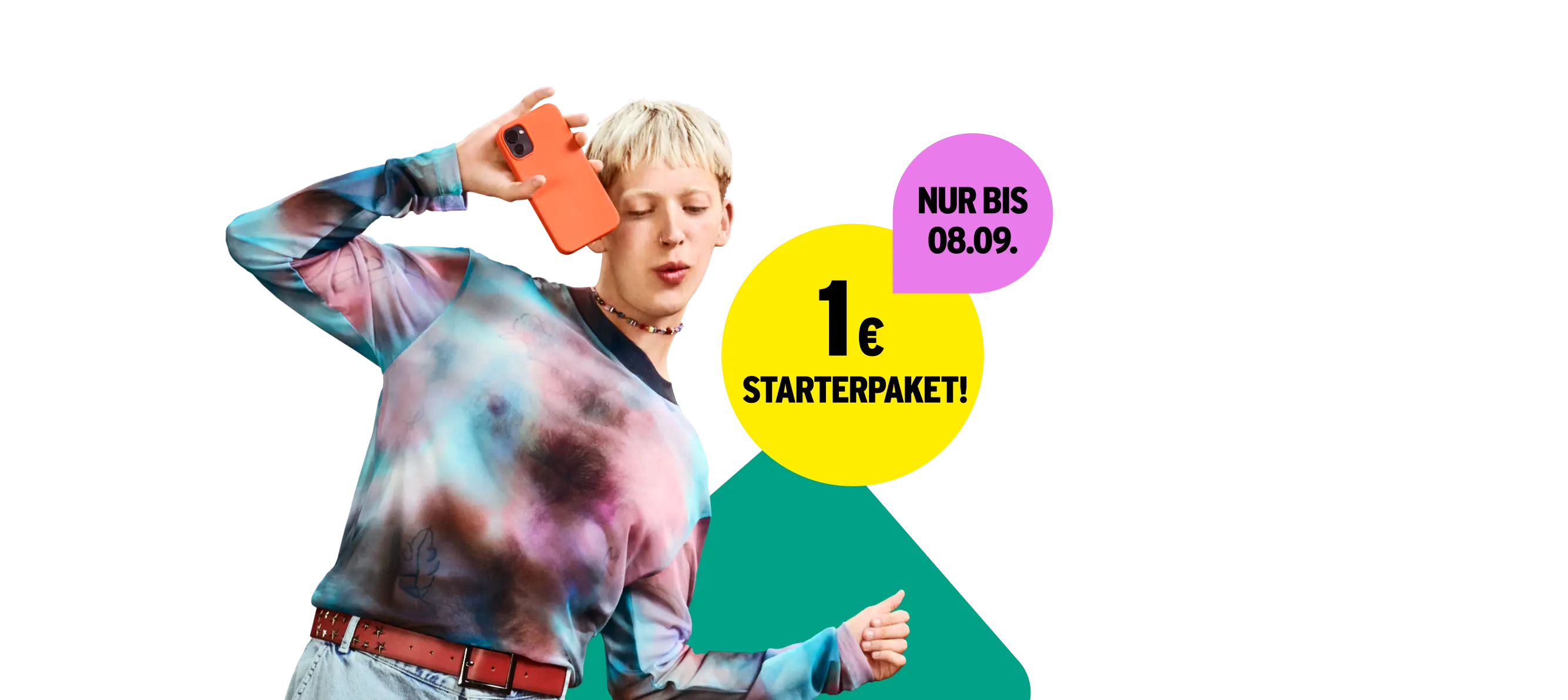 Nur bis 08.09.: 1 € Starterpaket.