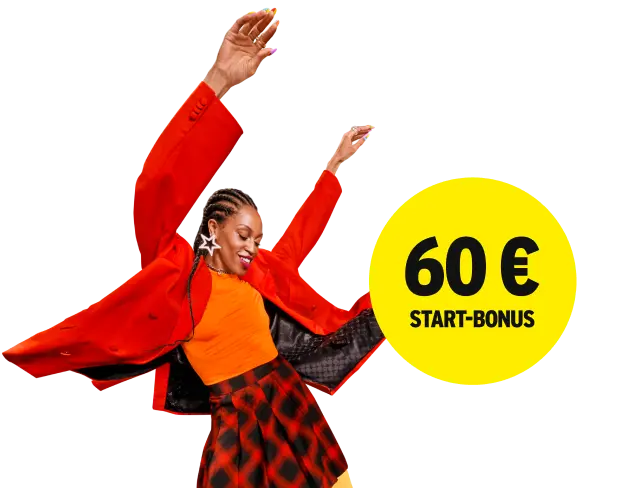 60 € Start-Bonus.