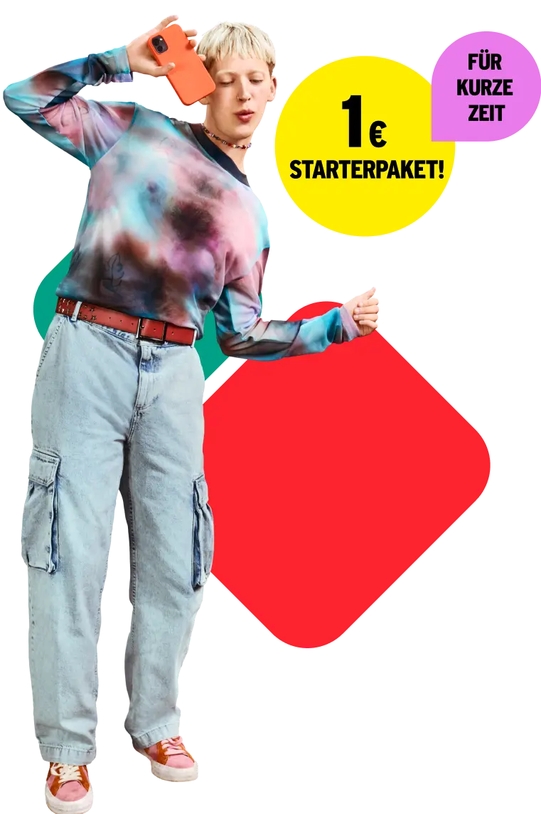 1 € Starterpaket. Nur für kurze Zeit.