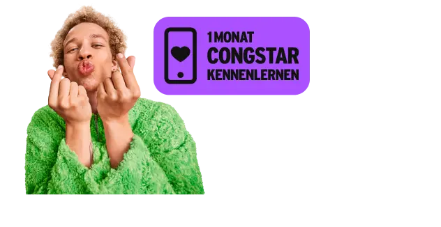 Ein Monat congstar kennenlernen.
