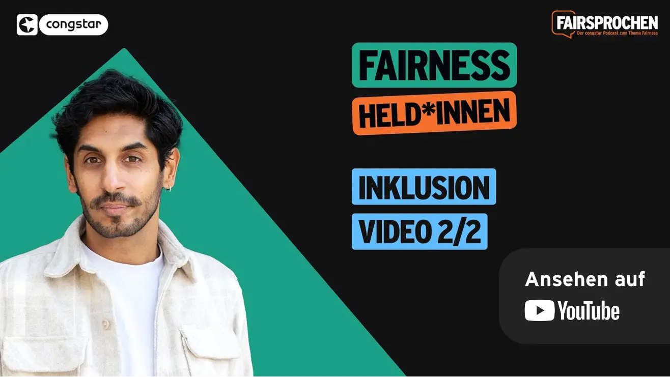 Vorschaubild zum YouTube-Video von congstar: Fairnessheld*innen - Inklusion Teil 2. Ansehen auf YouTube.