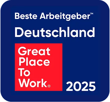 Siegel: Great Place to Work. 2025. Beste Arbeitgeber Deutschland.