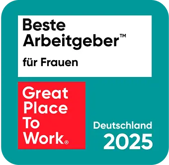 Siegel: Great Place to Work. Deutschland 2025. Beste Arbeitgeber für Frauen.