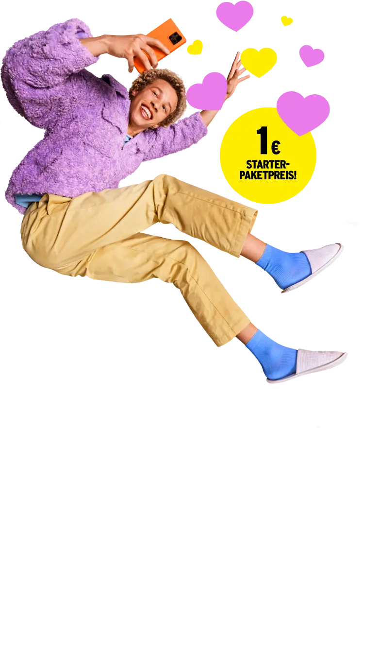 Starterpaket 1 € statt 9,99 €.