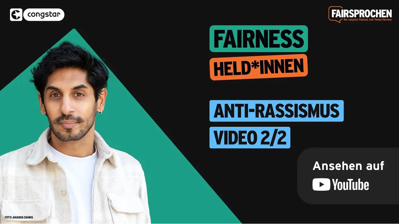 Vorschaubild zum YouTube-Video von congstar: Fairnessheld*innen - Anti-Rassismus Teil 2. Ansehen auf YouTube.
