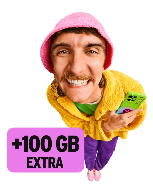 +100 GB extra.