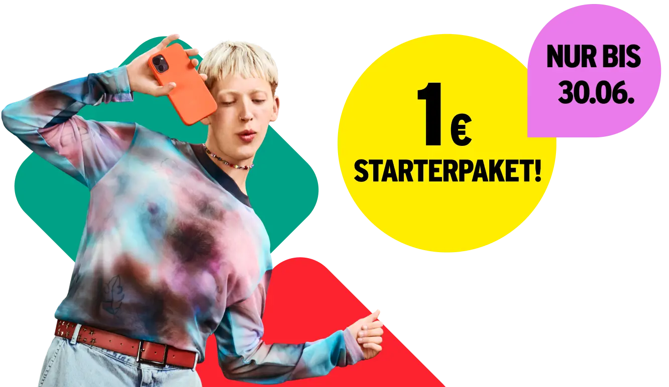 1 € Starterpaket. Nur bis 31.05.