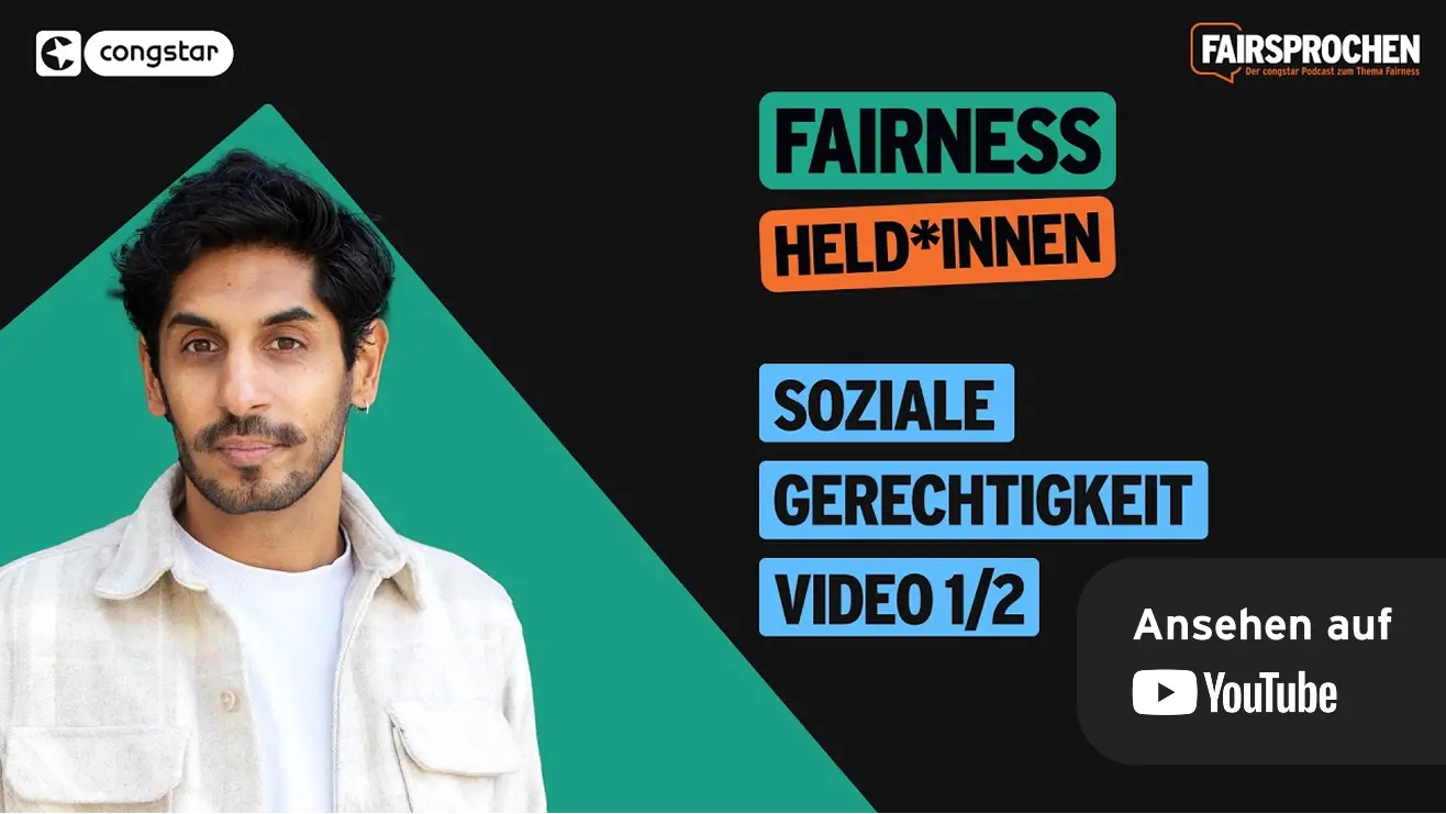 Vorschaubild zum YouTube-Video von congstar: Fairnessheld*innen - Soziale Gerechtigkeit Teil 1. Ansehen auf YouTube.