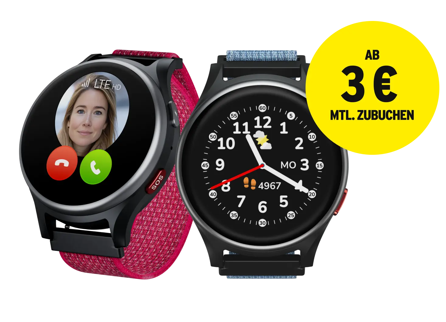 Anio 6 in Hibiskus und Blau ab 3 € monatlich zubuchen.