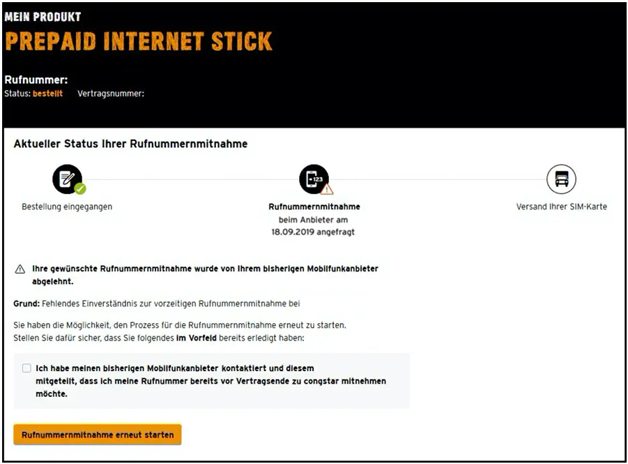 Negative Rückmeldung Negative Rückmeldung