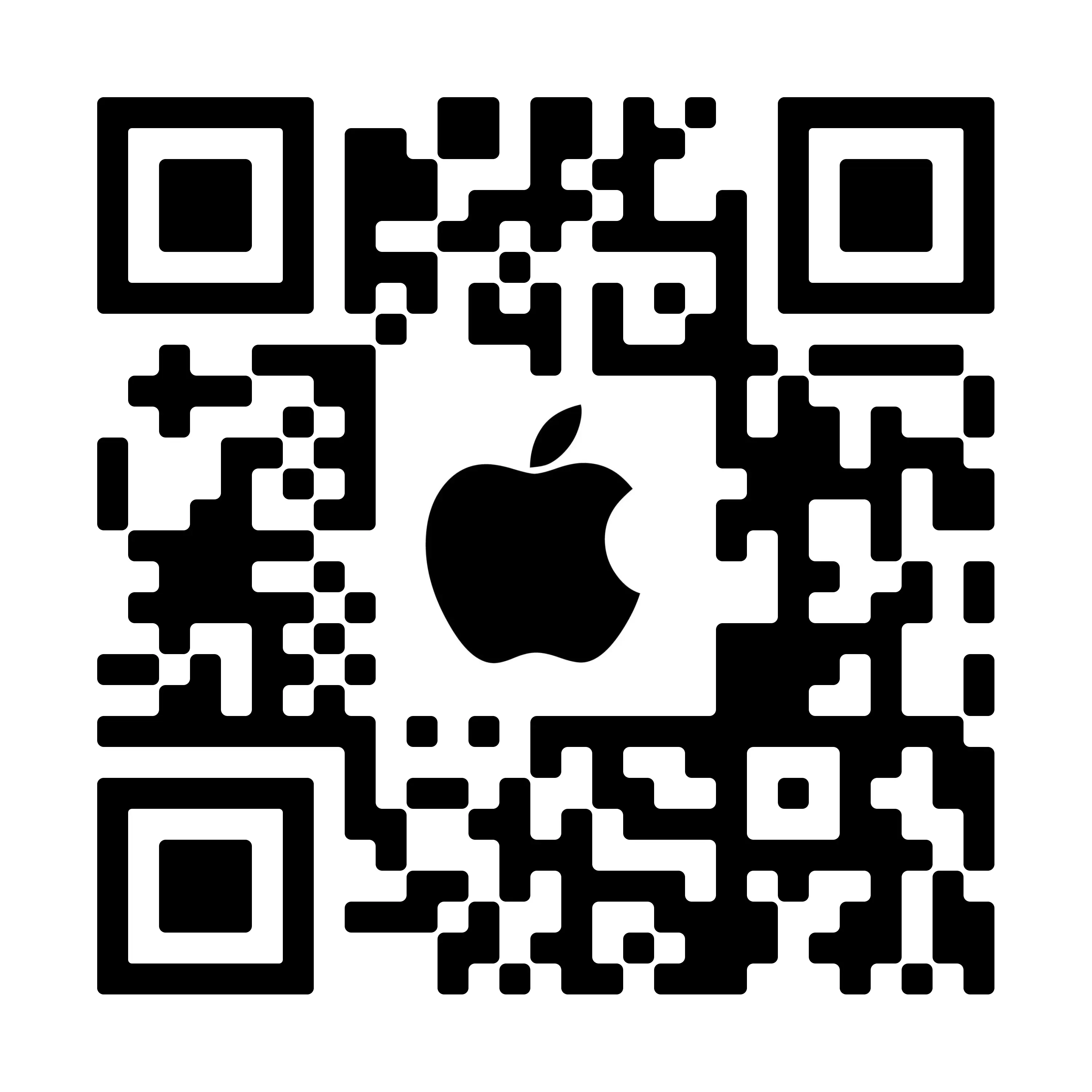 QR-Code öffnet Zahlungseinstellungen im App Store