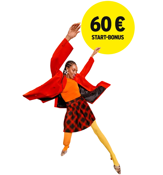 60 € Start-Bonus.