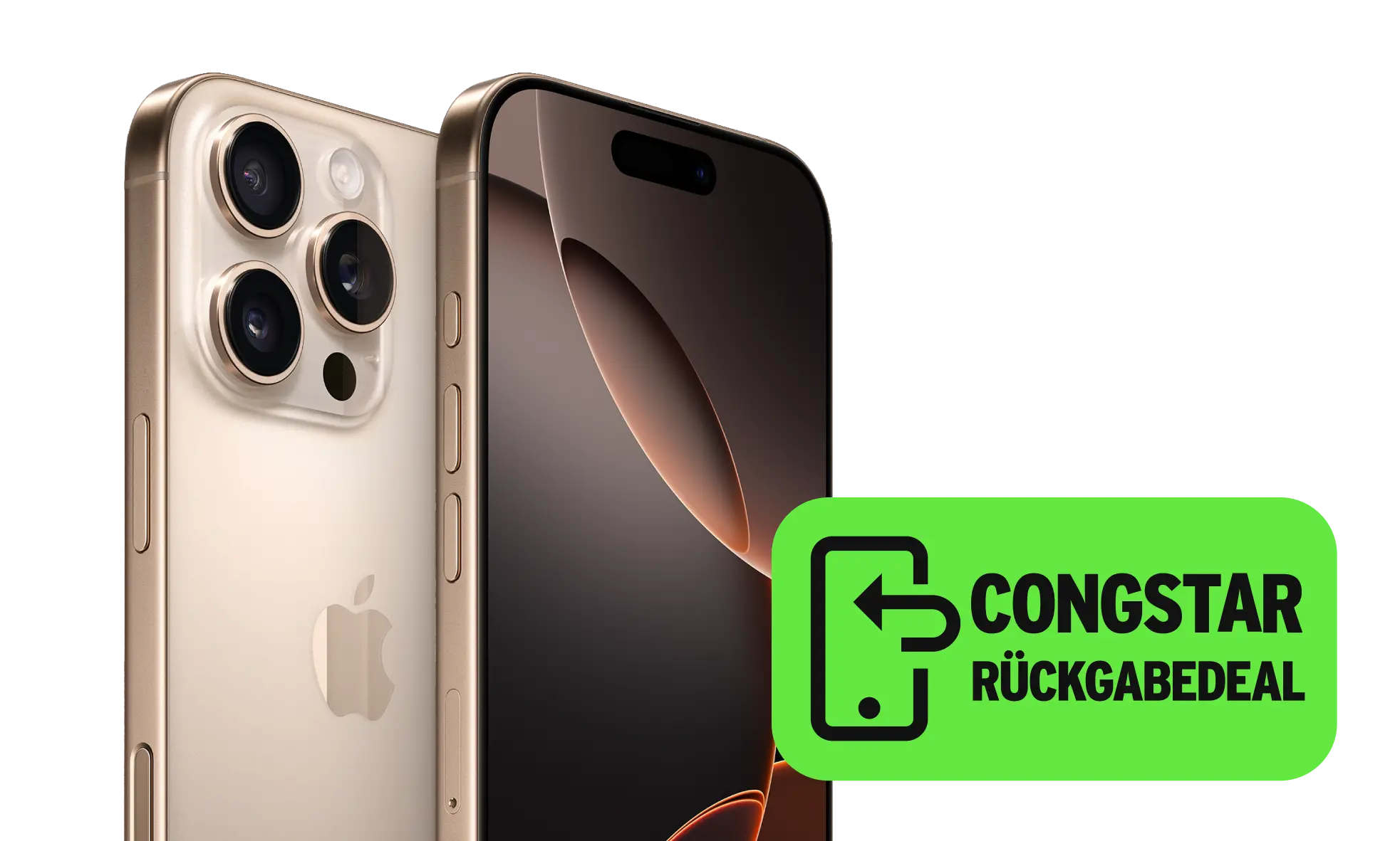iPhone 16 Pro. congstar Rückgabedeal.