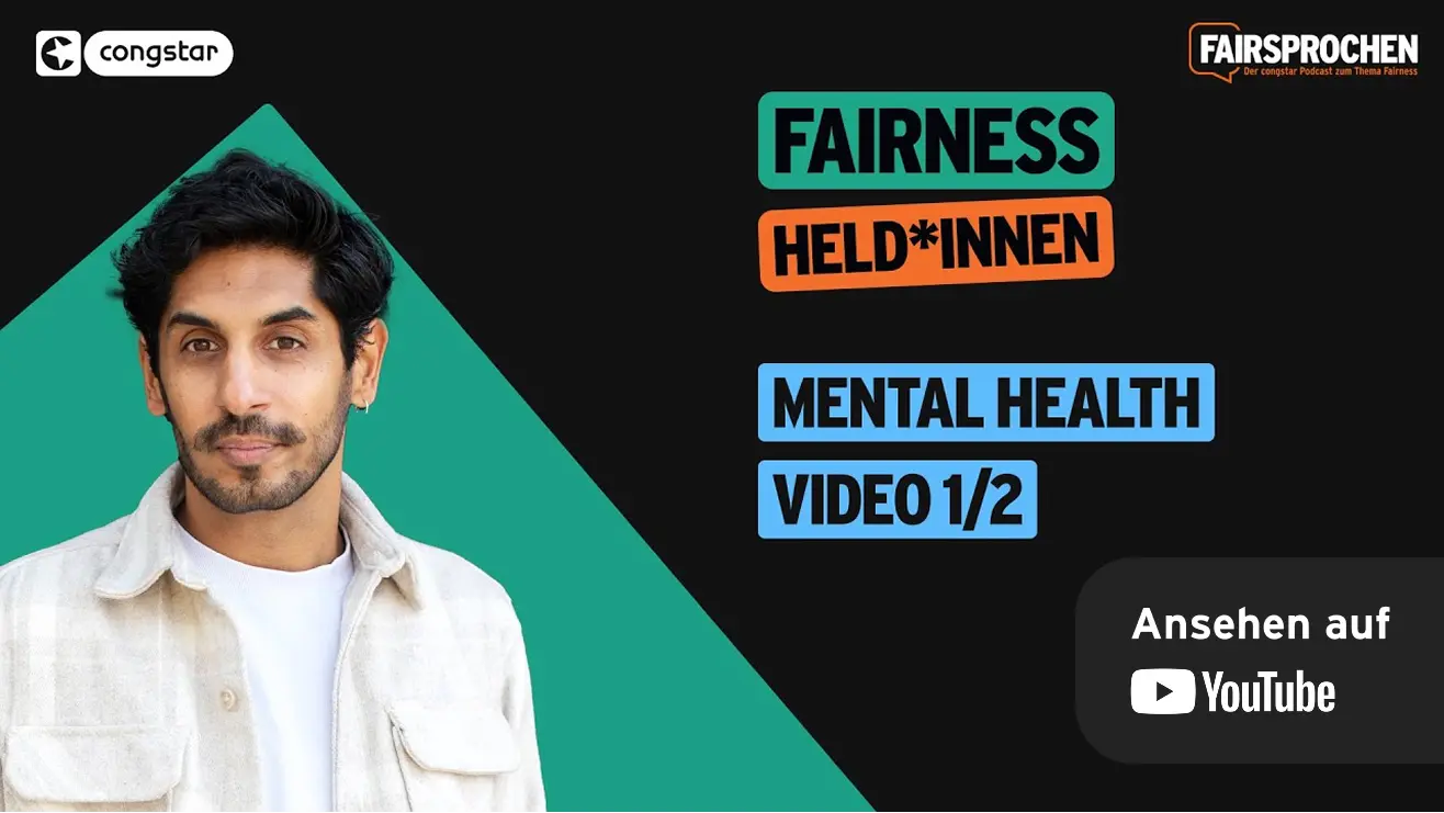 Vorschaubild zum YouTube-Video von congstar: Fairnessheld*innen - Mental Health Teil 1. Ansehen auf YouTube.