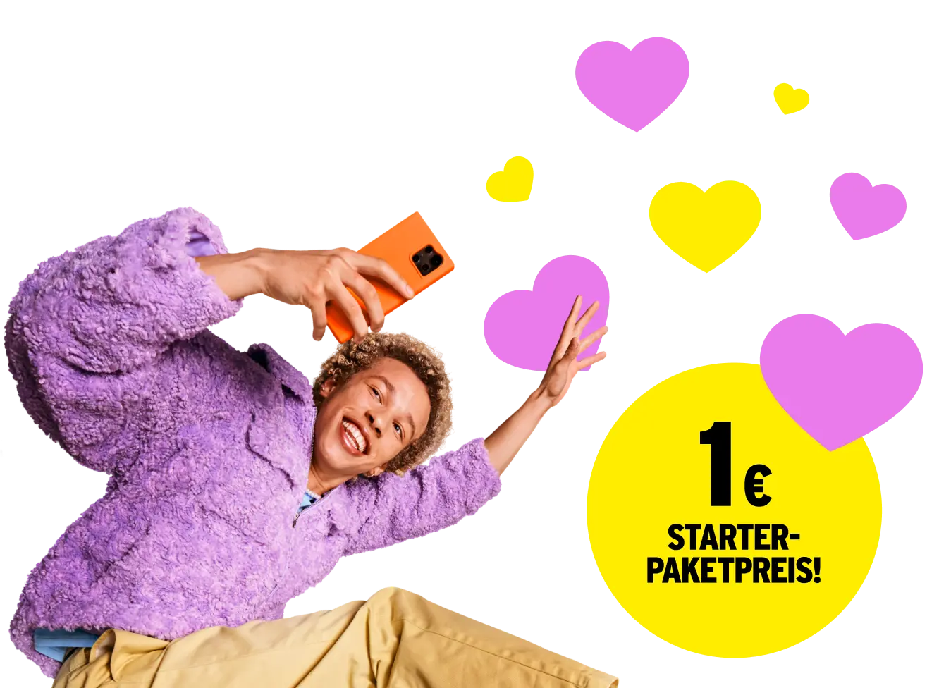 Starterpaket 1 € statt 9,99 €.