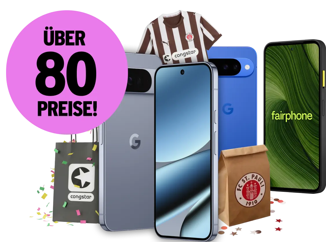 Über 80 Preise: Smarpthones, FC St. Pauli Trikot, Überraschungstüten