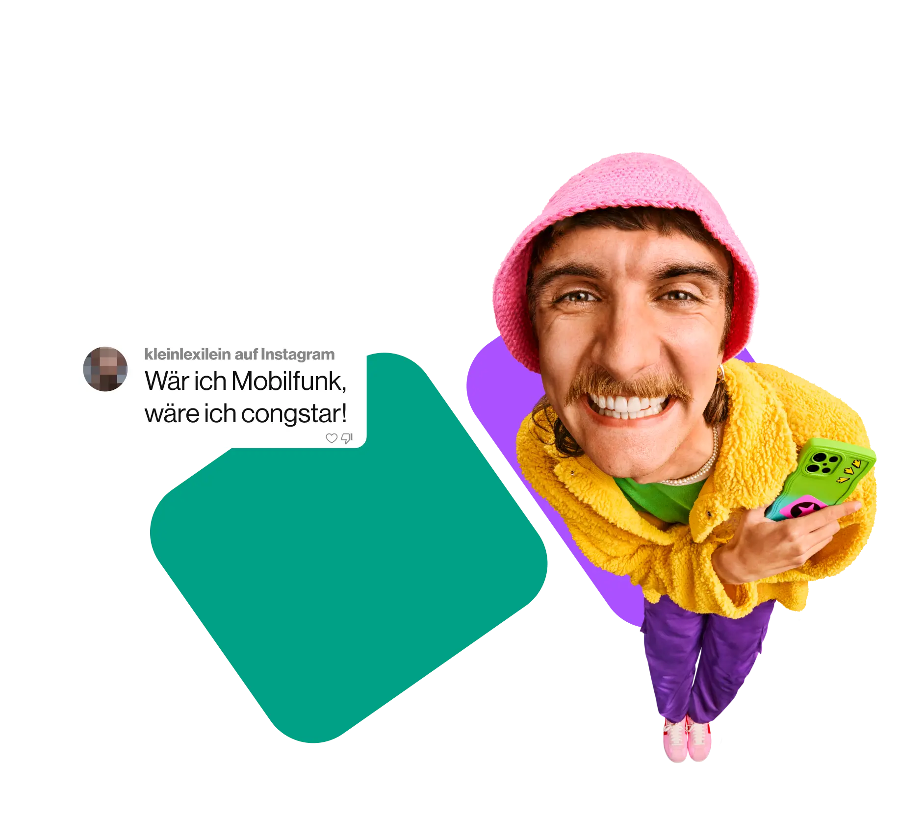 200 GB. Instagram Kommentar von kleinlexilein:"Wär ich Mobilfunk, wäre ich congstar".