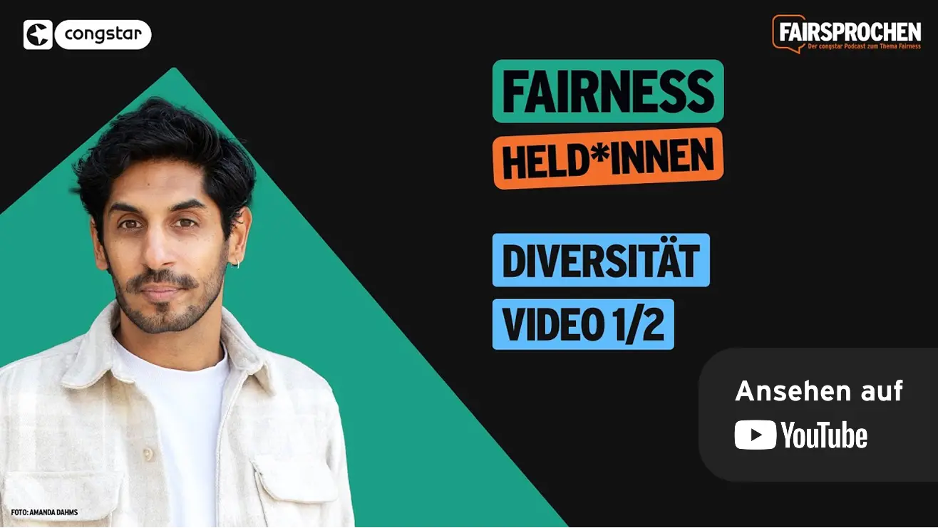 Vorschaubild zum YouTube-Video von congstar: Fairnessheld*innen - Diversität Teil 1. Ansehen auf YouTube.