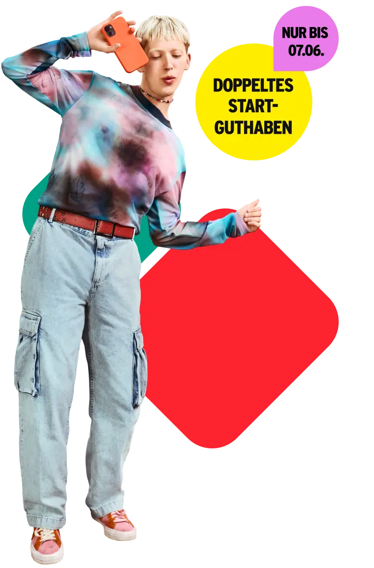 Nur bis 07.06.: Doppeltes Startguthaben.