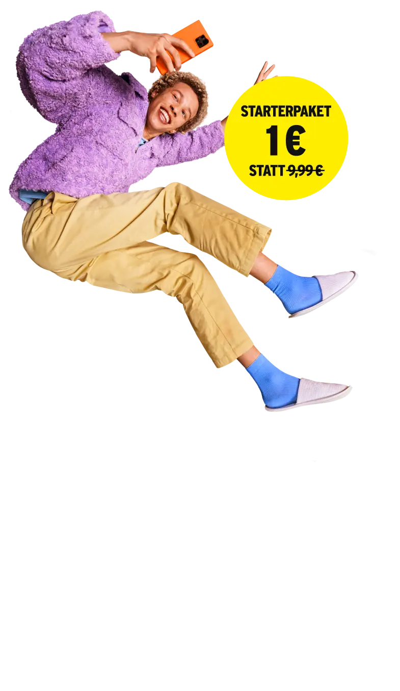 Starterpaket 1 € statt 9,99 €.