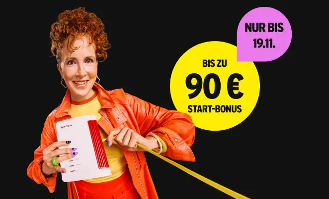 Bis zu 90 € Start-Bonus. Nur bis 19.11.