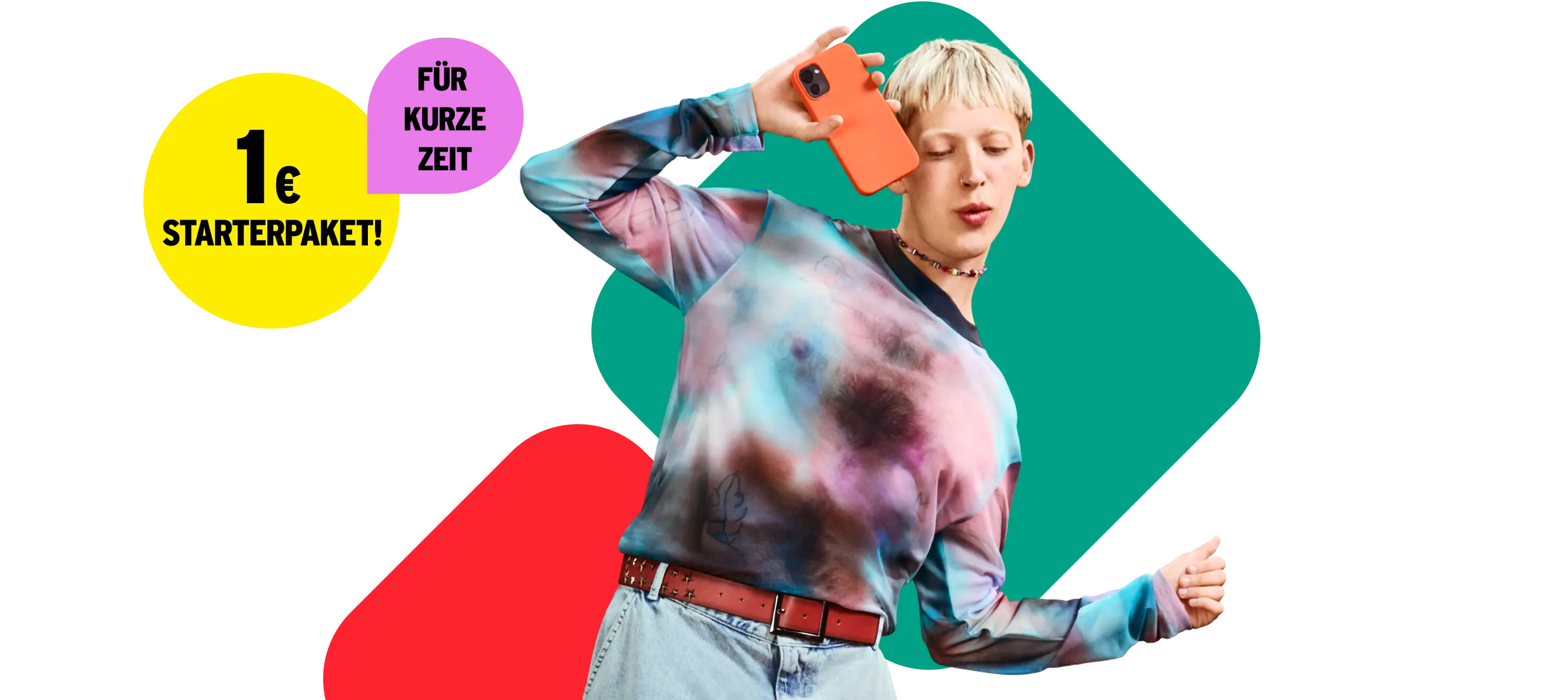 1 € Starterpaket. Nur für kurze Zeit.