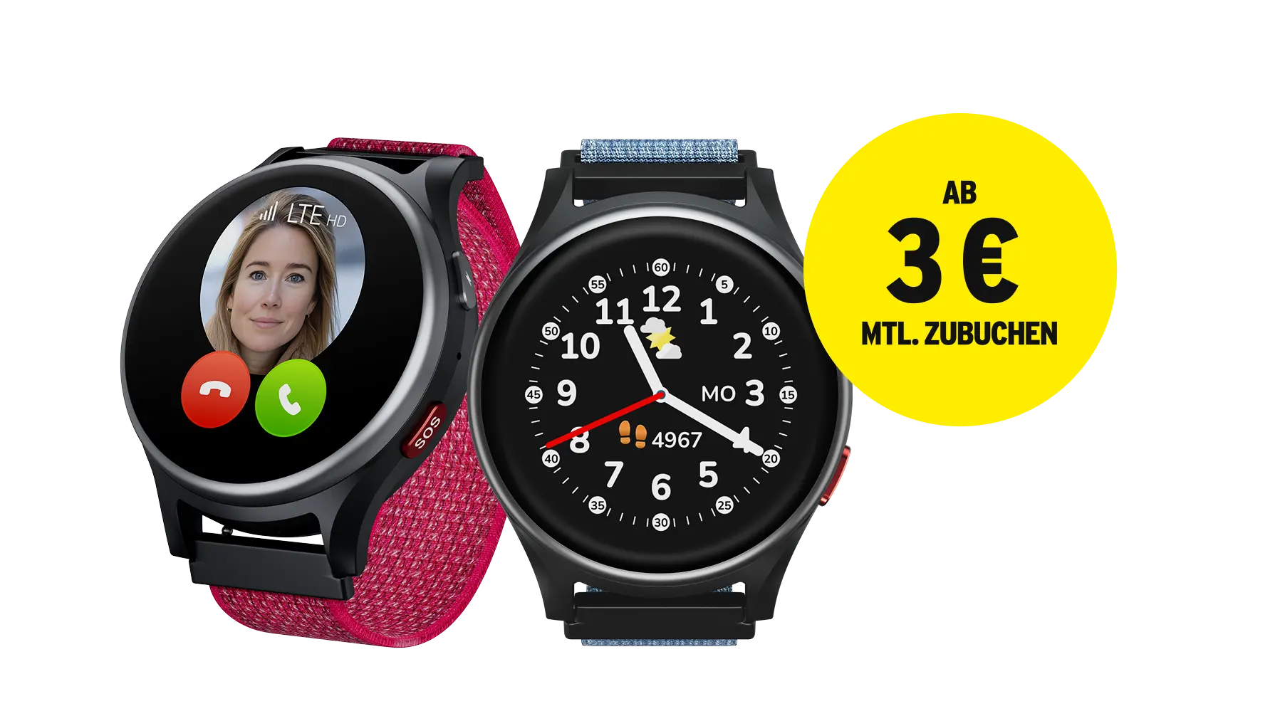 Anio 6 in Hibiskus und Blau ab 3 € monatlich zubuchen.