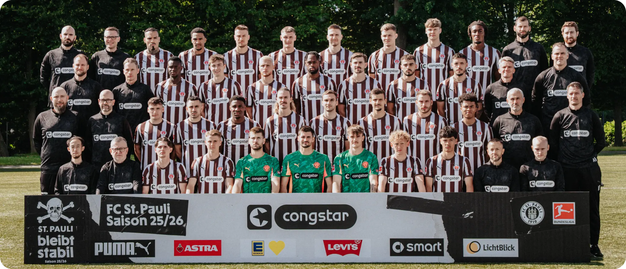 Teamfoto FC St. Pauli.