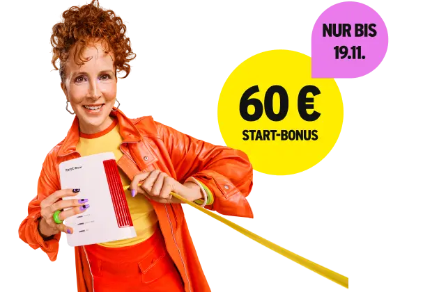 60 € Start-Bonus. Nur bis 19.11.