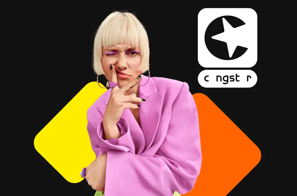 congstar Logo mit fehlenden Buchstaben.