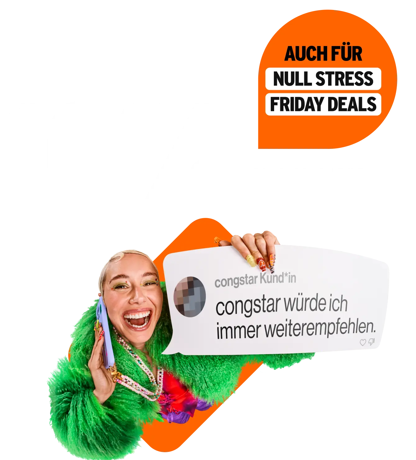 10 % Rabatt pro Freund*in. Auch für Null Stress Friday Deals.
