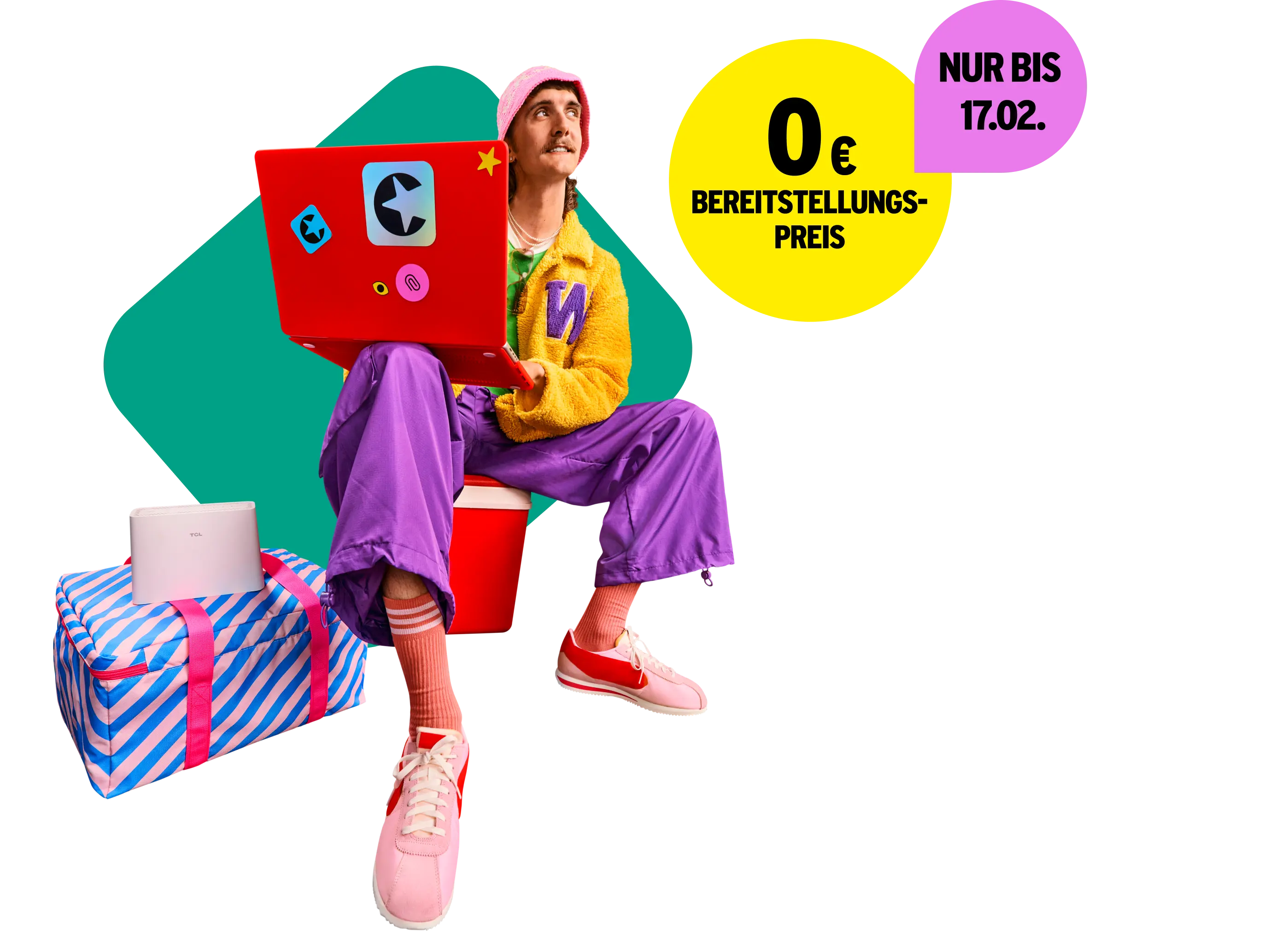 0 € Bereitstellungspreis. Nur bis 17.02.