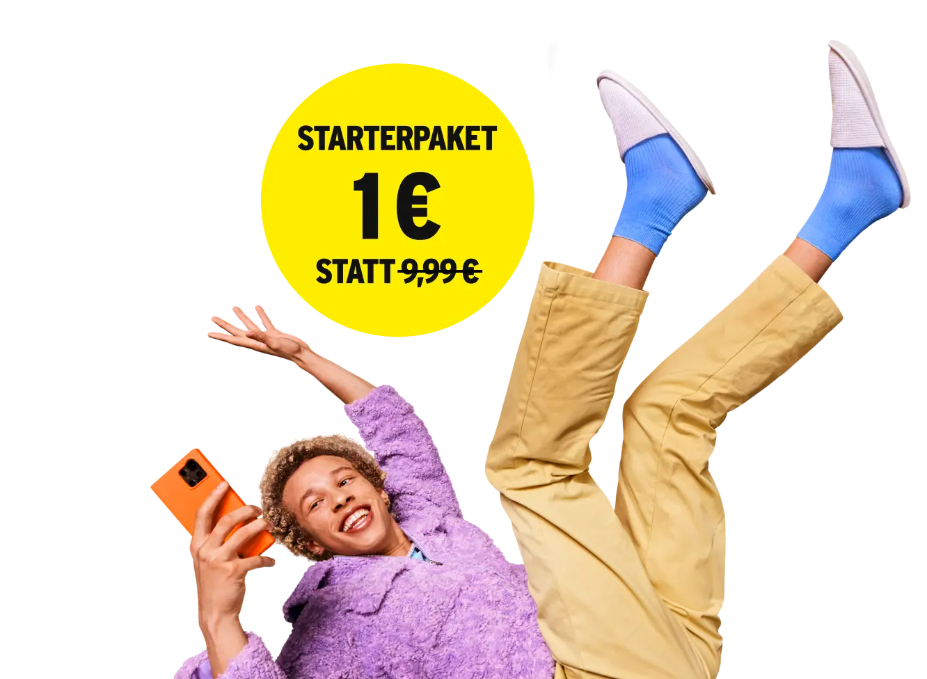 Starterpaket 1 € statt 9,99 €.