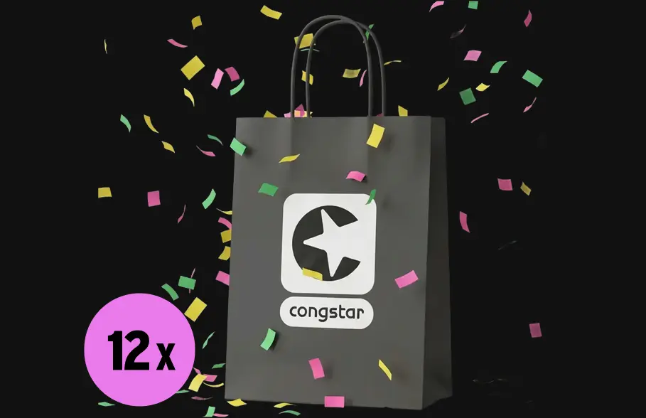 Gewinn: 12x congstar Fanpakete