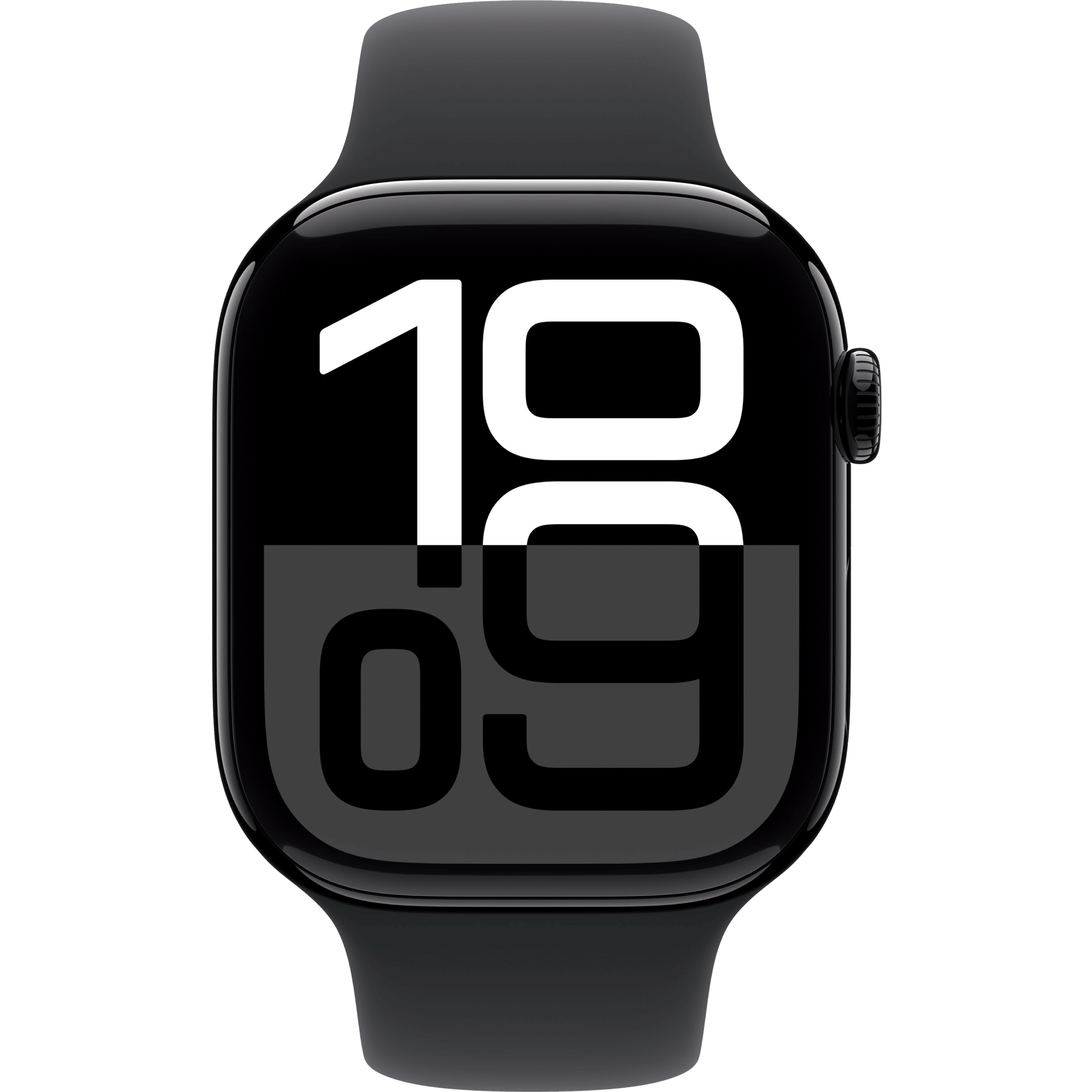 Apple Watch 10 GPS 46mm Alu diamantschwarz, Sport schwarz M/L mit Allnet Flat S mit GB+