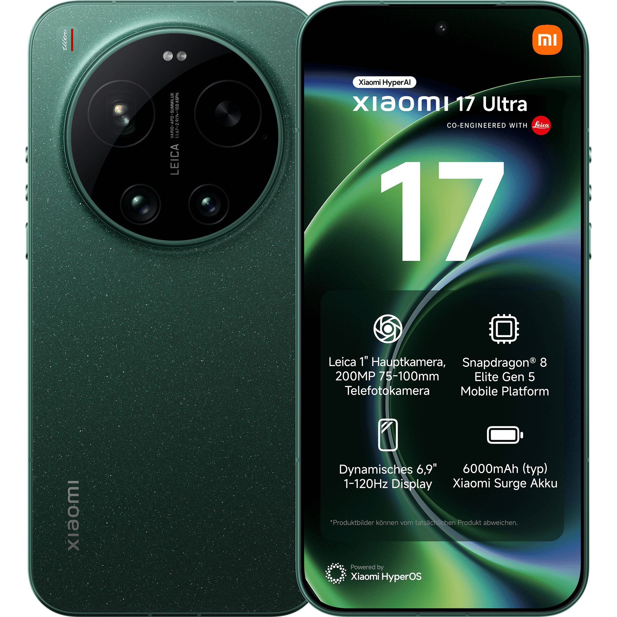 Xiaomi 17 Ultra 512 Gb Starlit Green Mit Allnet Flat L Flex