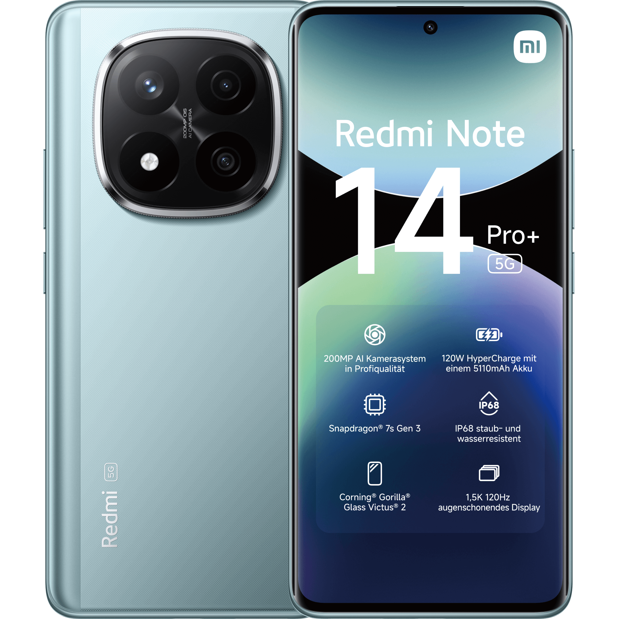 Flat S günstig Kaufen-Xiaomi Redmi Note 14 Pro+ 5G 256 GB frost blue mit Allnet Flat XS mit GB+. Xiaomi Redmi Note 14 Pro+ 5G 256 GB frost blue mit Allnet Flat XS mit GB+ <![CDATA[Das Redmi Note 14 Pro+ 5G kombiniert stilvolles Design und brachiale Prozessorleistung mit einer 