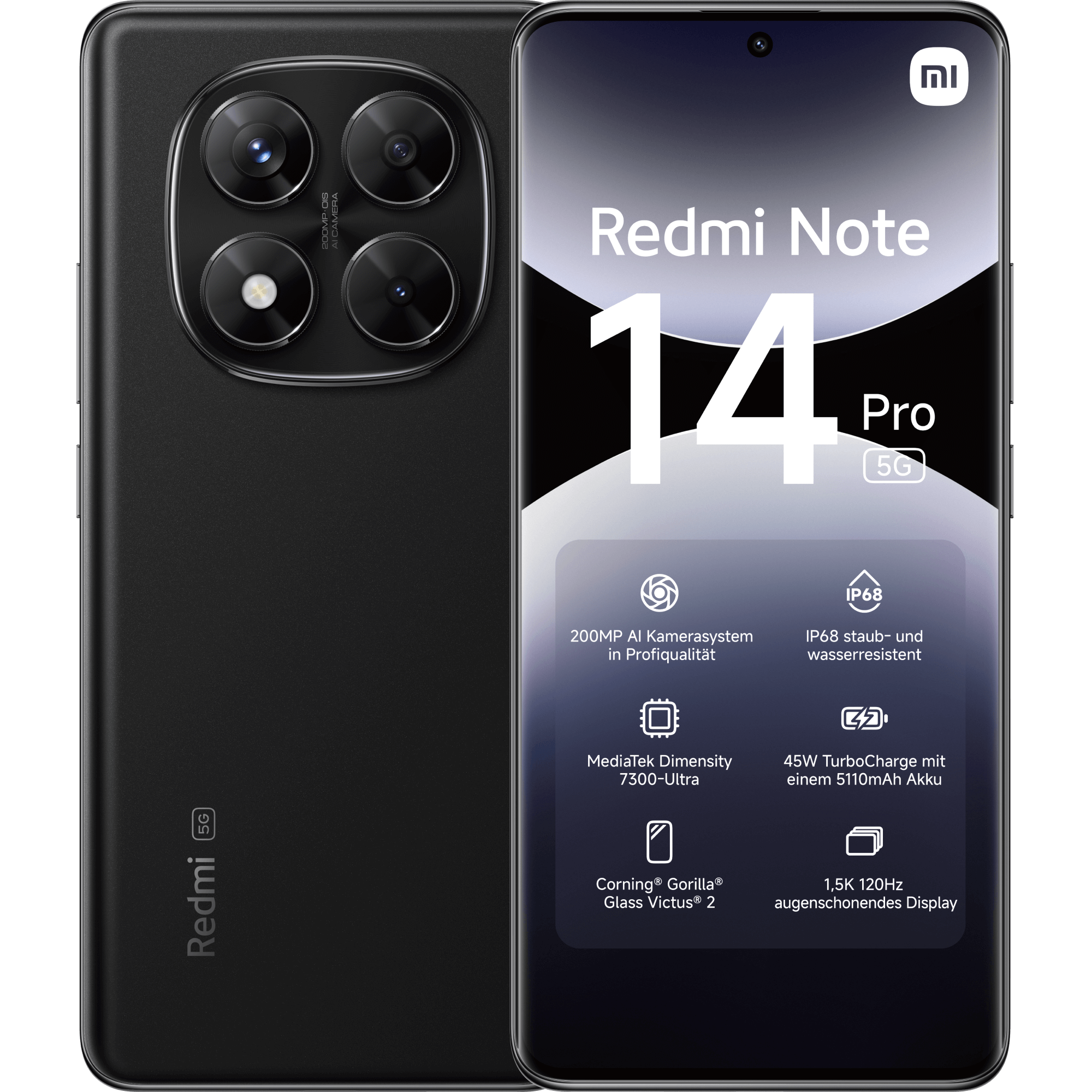 Xiaomi Redmi Note 14 Pro 5G 256 GB midnight black mit Allnet Flat L Flex mit GB+. Xiaomi Redmi Note 14 Pro 5G 256 GB midnight black mit Allnet Flat L Flex mit GB+ <![CDATA[Mit der leistungsstarken 200MP Hauptkamera gelingen dir atemberaubende Aufnahmen. D mit starken günstig Kaufen-Xiaomi Redmi Note 14 Pro 5G 256 GB midnight black mit Allnet Flat L Flex mit GB+. Xiaomi Redmi Note 14 Pro 5G 256 GB midnight black mit Allnet Flat L Flex mit GB+ <![CDATA[Mit der leistungsstarken 200MP Hauptkamera gelingen dir atemberaubende Aufnahmen. D