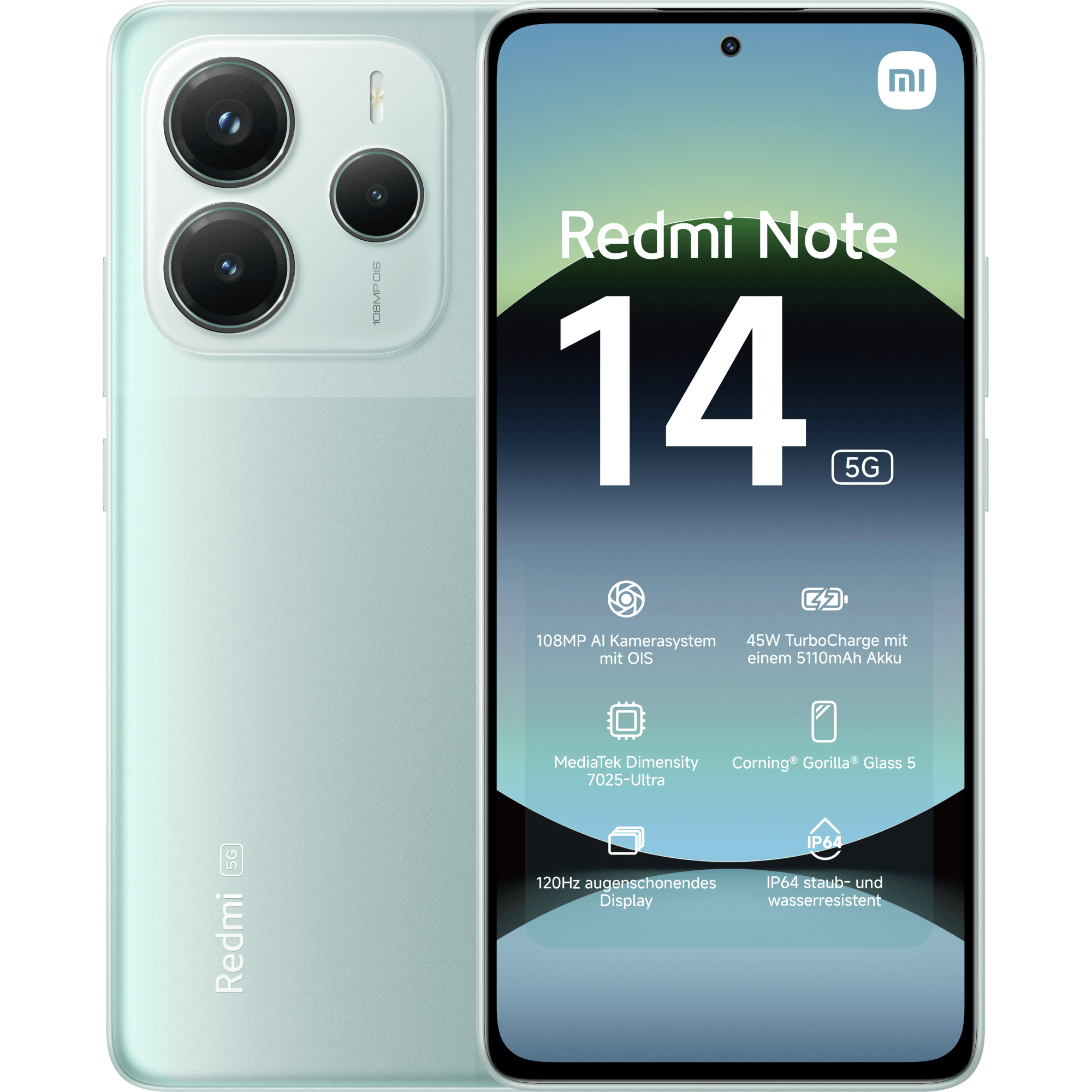 Xiaomi Redmi Note 14 5G 256 GB coral green mit Allnet Flat L mit GB+. Xiaomi Redmi Note 14 5G 256 GB coral green mit Allnet Flat L mit GB+ <![CDATA[Halte atemberaubende Momente mit der hochauflösenden 108MP Hauptkamera fest – zoome, schneide und komponier Sicherungsgriff,Der günstig Kaufen-Xiaomi Redmi Note 14 5G 256 GB coral green mit Allnet Flat L mit GB+. Xiaomi Redmi Note 14 5G 256 GB coral green mit Allnet Flat L mit GB+ <![CDATA[Halte atemberaubende Momente mit der hochauflösenden 108MP Hauptkamera fest – zoome, schneide und komponier