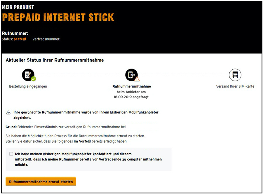 Negative Rückmeldung Negative Rückmeldung