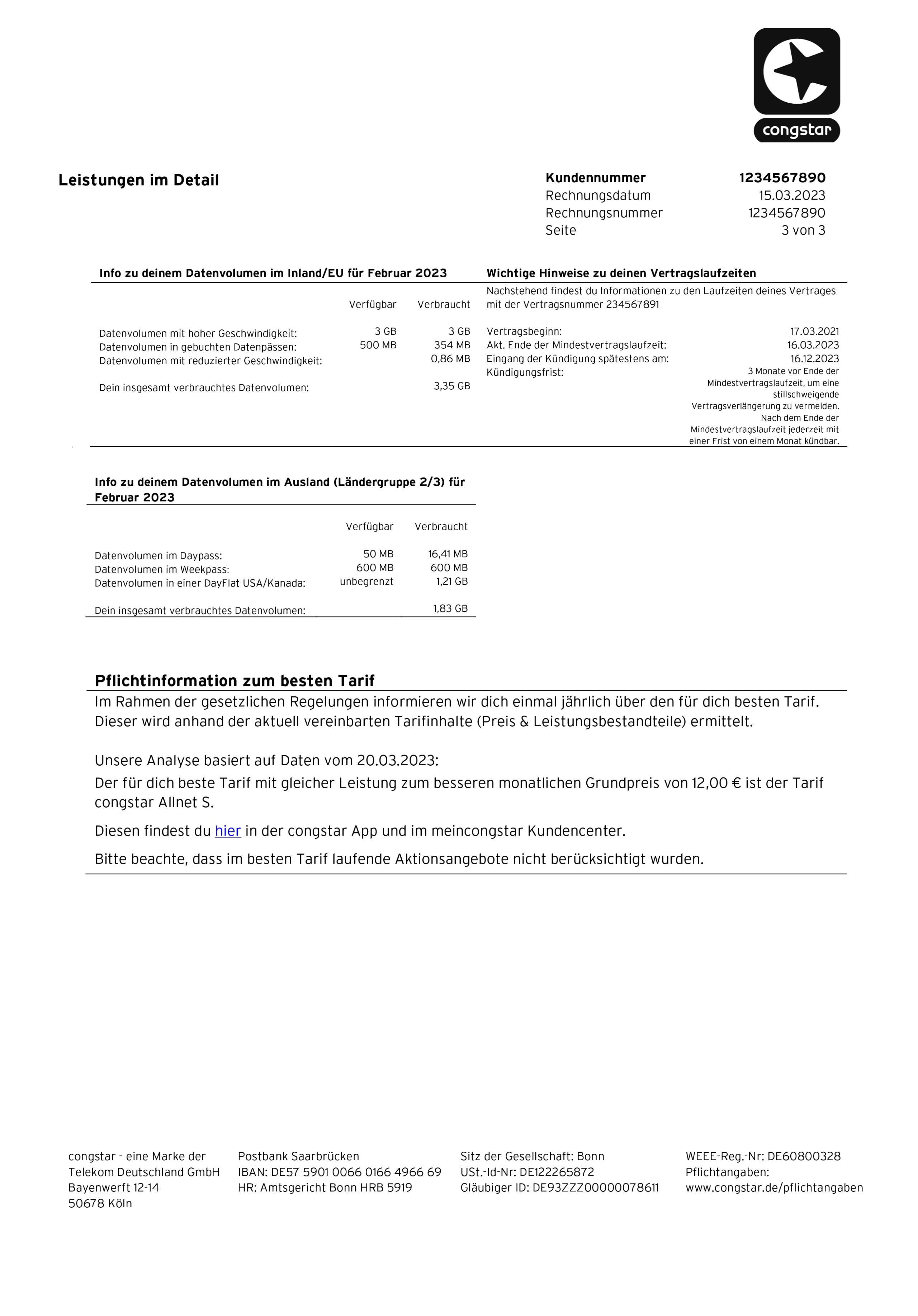 Musterrechnung - Seite 3