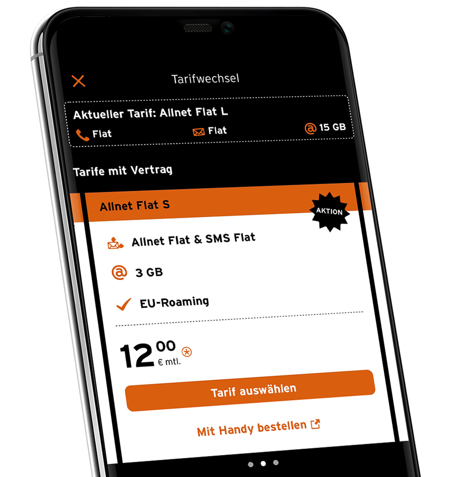 congstar App - Tarifwechsel congstar App - Tarifwechsel